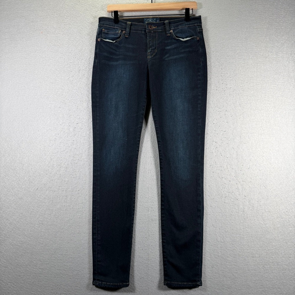 Lucky Brand Brooke Skinny Jeans Dark Wash Women's Size 6/28 Classic Stretch